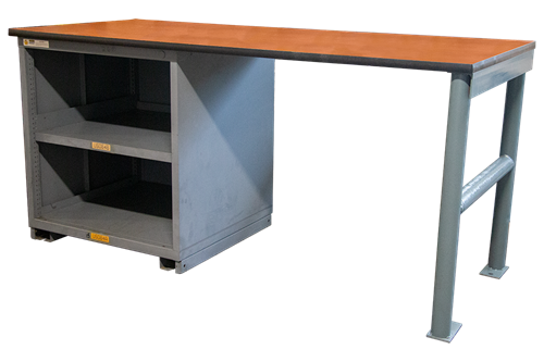 Steel Vidmar Shelving Workbench